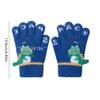 Warm Mittens Boys Full Finger Gloves Cartoon Dinosaur Crocodile Knitted Kids Windproof Anti-ColdCute Baby Winter Gloves