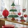 Weihnachtsbaum Dessert Tisch Display Rack Tiered Cupcake Ständer Obstteller Mini Kuchen Süßigkeiten Turm Tablett Dekoration