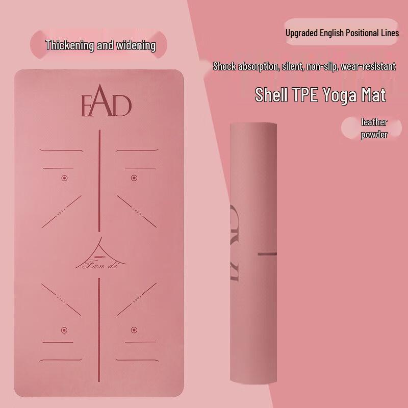 WEZHO Толстый и широкий коврик для йоги из ТПЭ