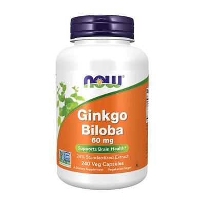 Ginkgo Biloba 60 Mg, 240 Veg Capsules