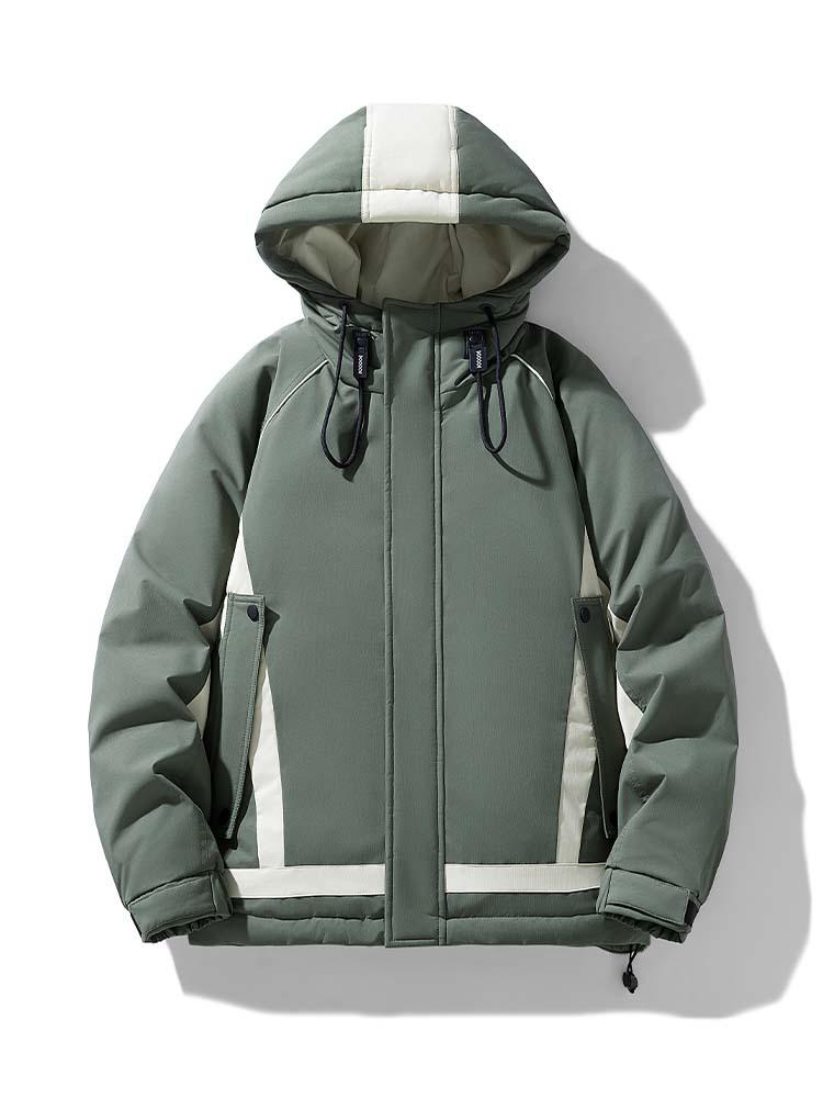 Men's 2025 Warm Hooded Down Jacket - Loose Fit Winter Top