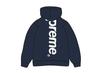 Satin Applique Hooded Sweatshirt (26SS)"Navy"