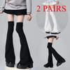 Japanischer Stil Scharfer Femboy Über das Knie Hornförmige Manschetten Y2K Beinstrumpf Elastizität Schlankmachende Kniesocken Sexy Accessoires