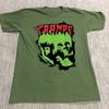 Hot Popular THE CRAMPS Band Off The Bone Green S To 5XL Shirt ZL408 Unisex T-Shirt
