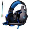 G2000 Wired Gaming Headset with Voice Mute and LED Light Blue Chat, Switch, Up,