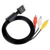 AV Cable - INSTEN - For PlayStation 1/2/3 - Audio/Video Connectors - Wired - Black