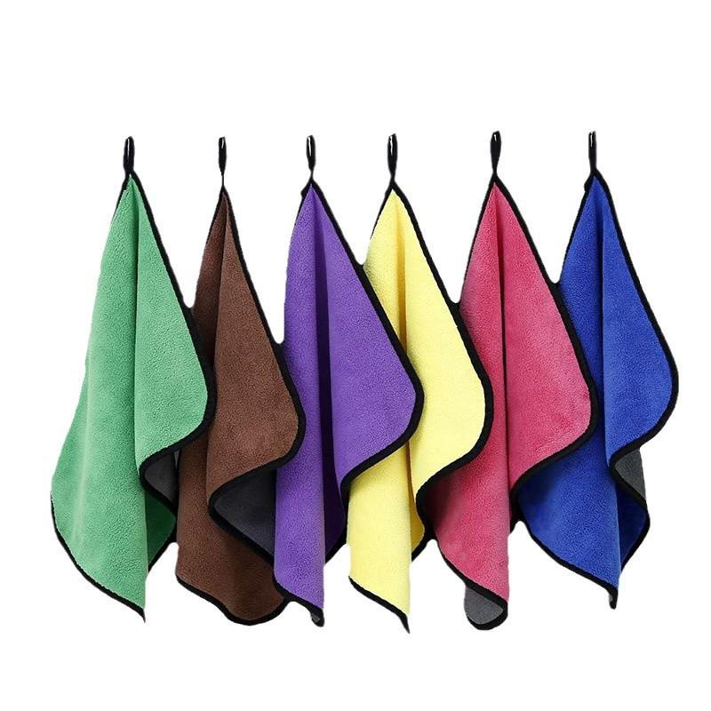 Lint-Free Absorbent Car Washing Towel for Glass and General Use