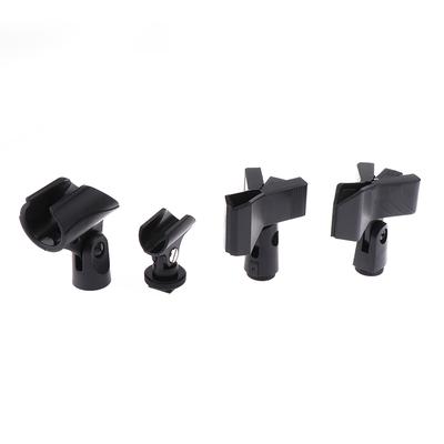 1 Unidad Clip de Micrófono Universal Clip de Resorte Flexible Soporte de Micrófono Abrazadera Accesorio Negro Montaje Soporte Plástico Abrazadera Soporte para Micrófono