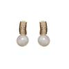 Exquisite Simple Dripping Oil Zircon Ear Clips Without Ear Holes Mosquito Coil Disc Fashionable Versatile High-end Temperament Earrings
