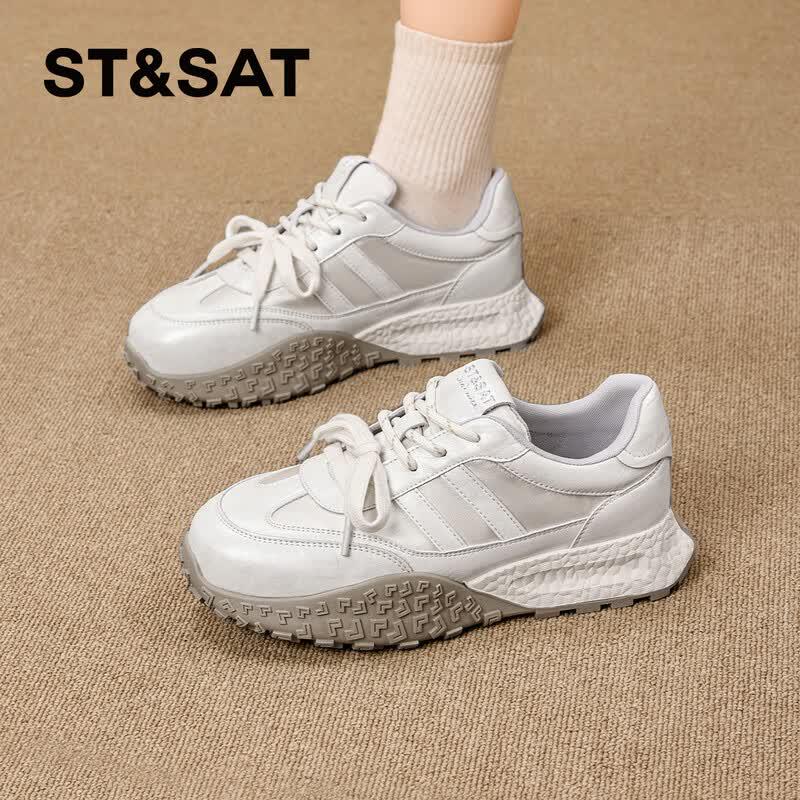 Saturday Women s German Trainer Platform Casual Shoes 35