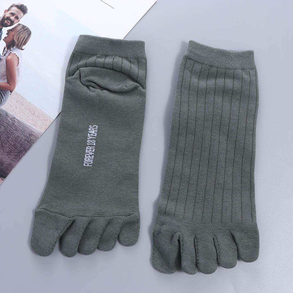 Sweat Absorbing Women Short Tube Socks Men Socks Five-Finger Socks Split Toe Socks Sport Hosiery