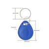 TK4100 RFID Keyfobs Keychain Tags Access Control for Key Cards Proximity Keychains for Smart ID Keycard for Key Fob Drop
