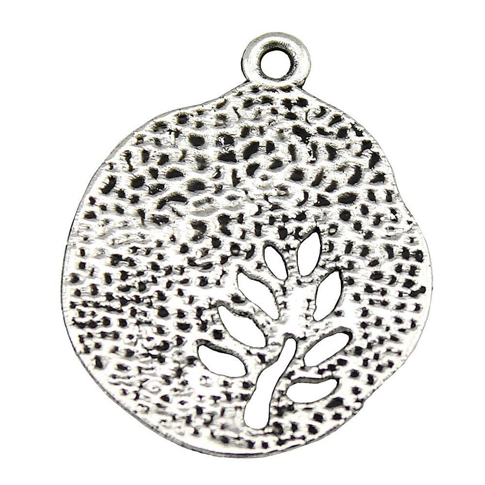 Tree Of Life Charms Antique Round Pendants For Spiritual DIY Jewelry