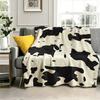 Cow Tales  Flannel Blanket Warm Soft Halloween Christmas Couch Warm Cozy Decorative Decor Gift for All Season