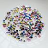 Magnifiques strass pour ongles, mélange de 3mm, demi-rond ab, 200 pièces, bijoux à bricoler soi-même, accessoires décoratifs pour la fabrication