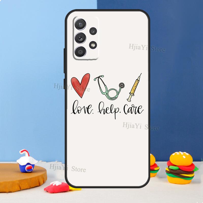 Nurse Medical Medicine Health Case For Samsung A54 A34 A14 A13 A23 A33 A53 A73 A51 A71 A72 A12 A22 A32 A42 A52 Back Cover