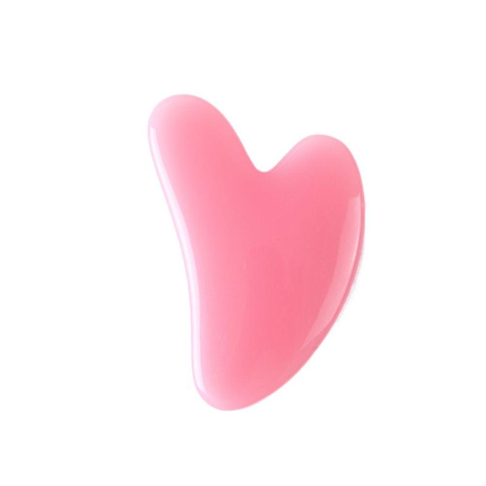 

Зішкріб шкіри Guasha Plate Ручні скребки Інструменти Портативна масажна дошка рожевий