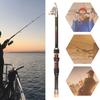 Protable Super Hard Carbon Fishing Rod Ultrashort Section Mini Telescopic Sea Pole 1.3M