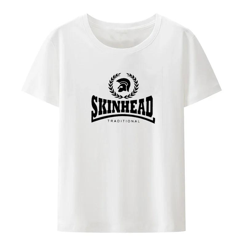 Vtipné tričko Skinhead A Way of Life Pánské Dámské Krátký rukáv Hipster Grafická trička Hip-hop Módní Estetické topy Pánské oblečení