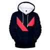 Heiße Valorant Grafik Hoodies für Herren 3D-Druck Lässige Pullover in großen Größen Sweatshirt Damen Herren Hoodie Sudaderas