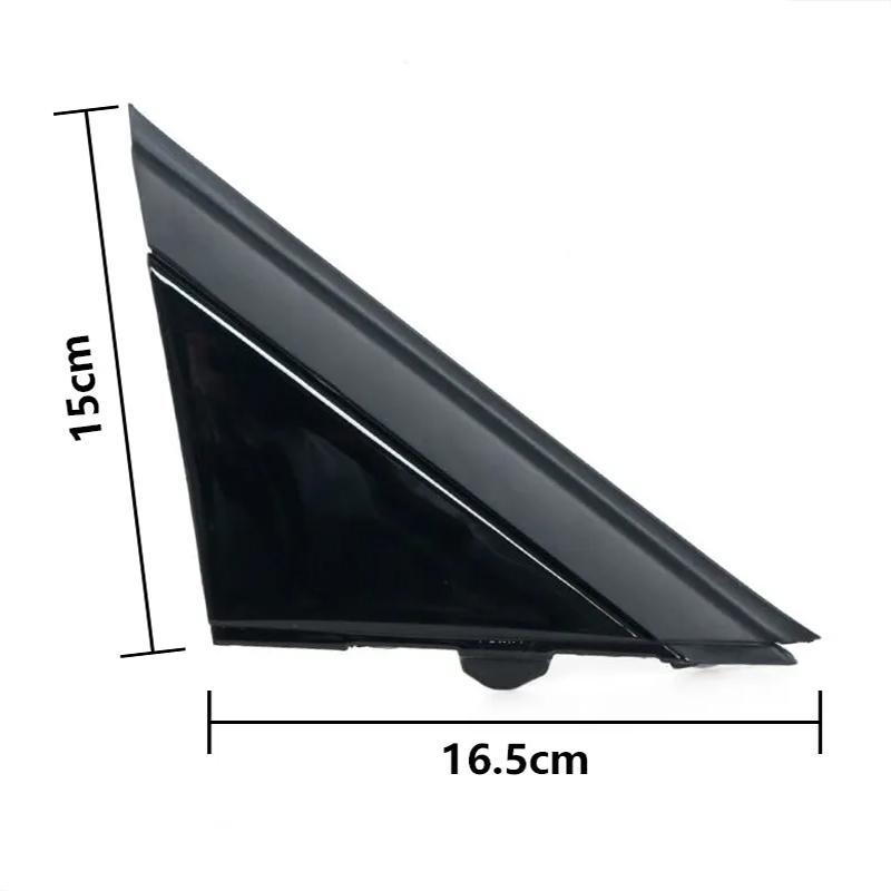For FIAT 500 2012- Molding Door Mirror Triangle plate Cover Flag Cover Front Window A-pillar Triangle 1SH17KX7AA 1SH16KX7AA