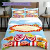3pcs Duvet Cover Set (1*Duvet Cover + 2*Pillowcase, Without Core), Plim Plim Print Bedding Set, Bedroom Decor, All‑Season, Gift