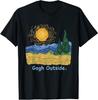 Gogh Outside Starry Night Nature Lover Inspirational Artist T-Shirt