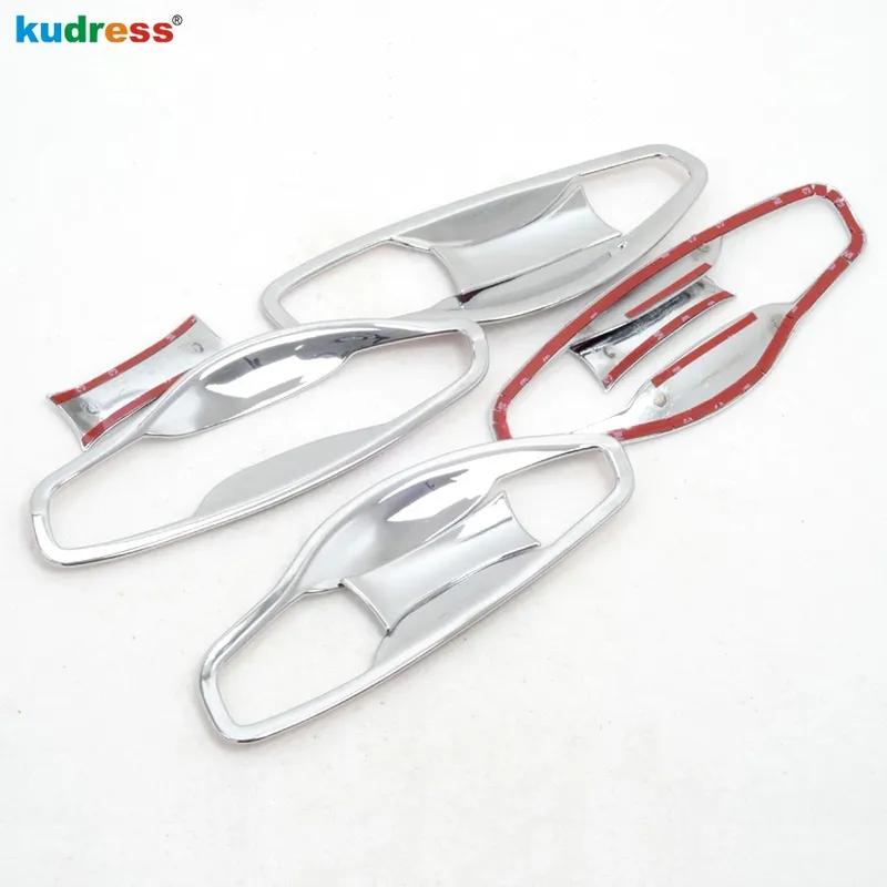 Copertura Bordo Ciotola Maniglia Porta Laterale Cromata per Hyundai Santa Fe IX45 2013 2014 2015 2016 2017 Accessori Tappo Tazza Maniglia Laterale Auto
