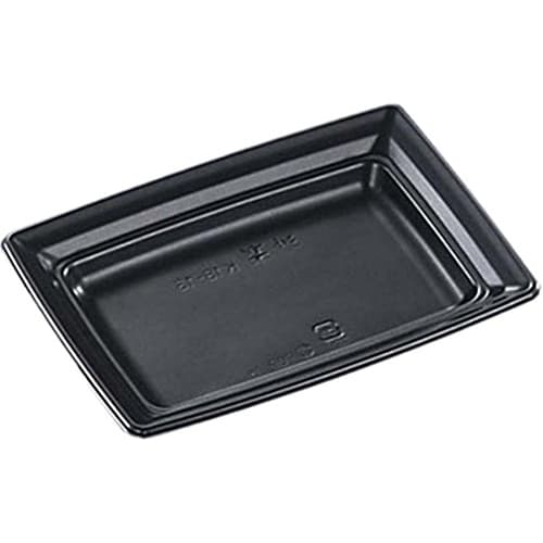 

Chuo Kagaku Disposable Containers, Made in Japan, CT Saraku K18-13 Black, 50 count, Size: Approx. 18 x 13 x 2.2 cm