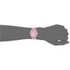 Fieldwork Analog Glitter Watch for Girls, Silicone Strap, White Dial, Glitter, KDS008-2, Pink
