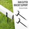 Adjustable Downspout Extension Bracket Strong Weather Resistant Metal Downspout Support Quick Fixing for Drainage