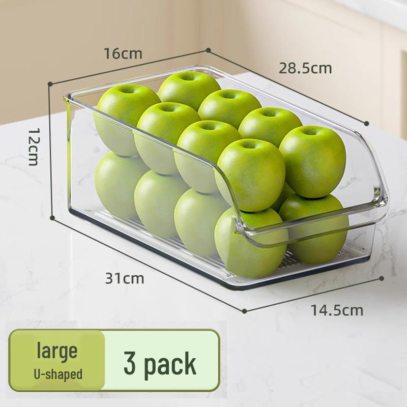 Egg and Food Fresh-Keeping Refrigerator Organizer Box