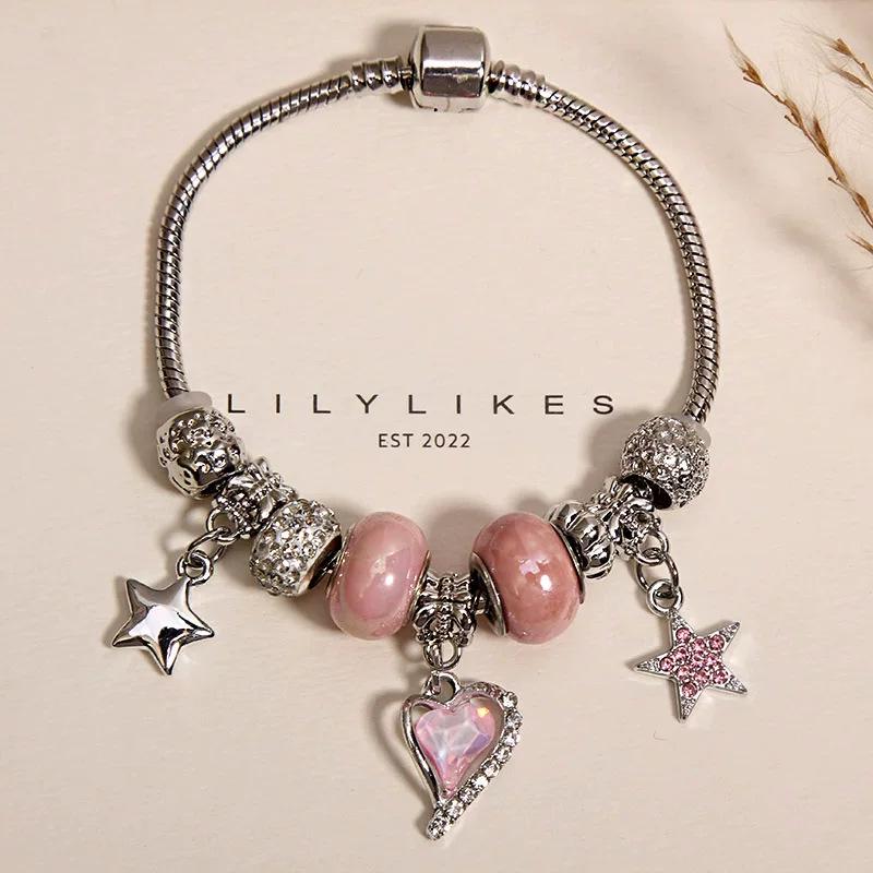Elegant Women's Bracelet – Luxury Retro Beaded Design with Panjia Style for a High-End, Exquisite Feel.