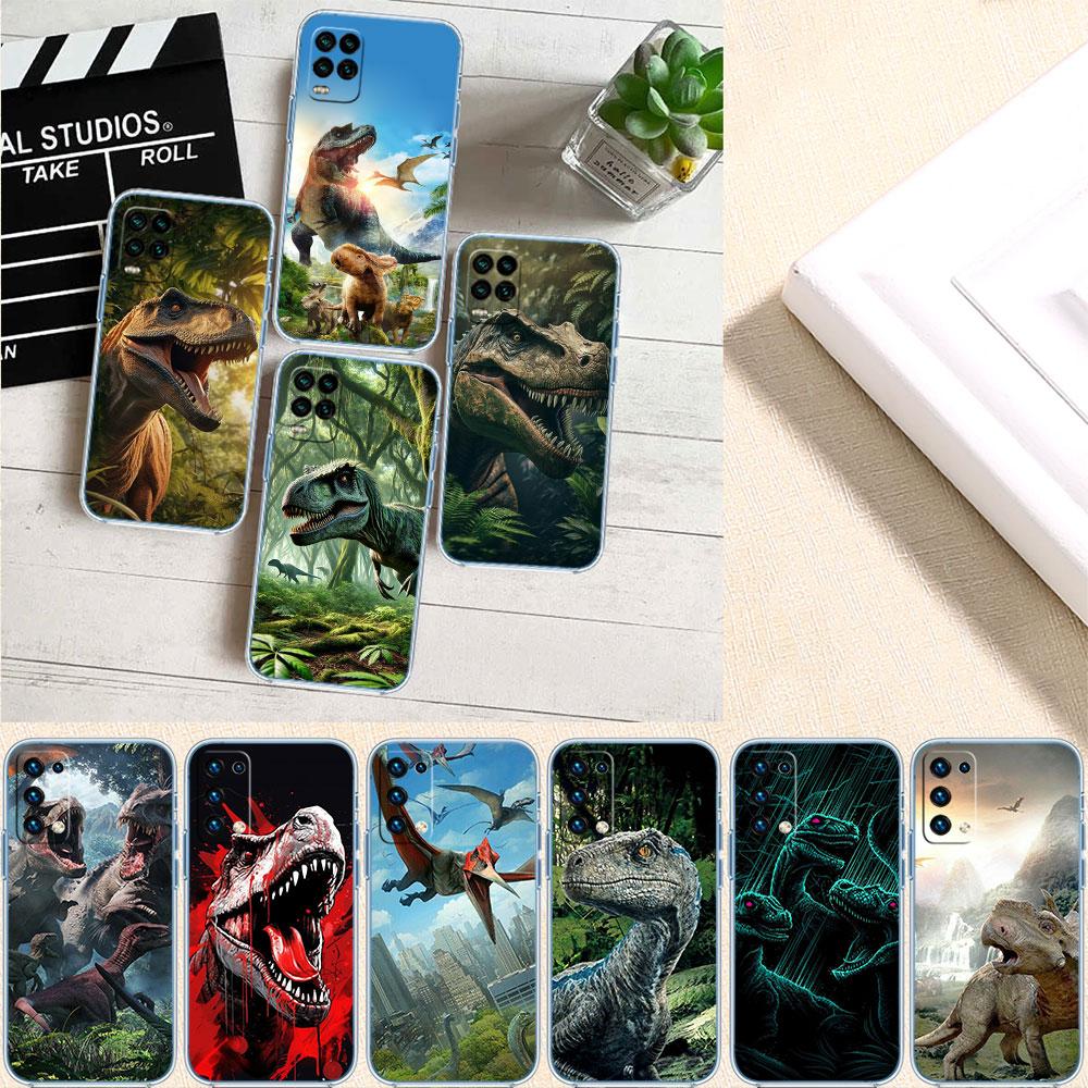 LO31 Dinosaur Transparent Phone Case for LG K22 K30 K40 K40S K41 K42 K50 K50S K51 K51S K52 K61 K62 K71 K92 Q60 Q61 V40 V50 V60