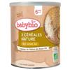 Babybio - 3 Céréales Nature - Bio - 220g - Dès 6 Mois