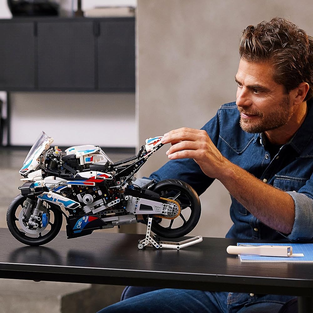 LEGO Technic BMW M1000 RR Toy Building Set 42130 for Kids and Adults Vehicle Model