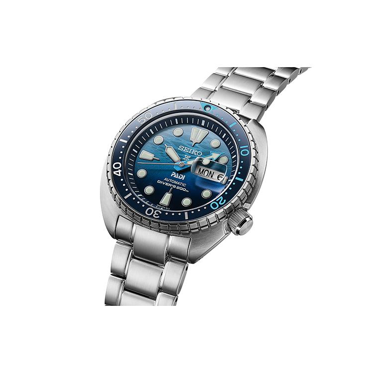 SEIKO Prospe Automatic/Manual Mechanical Movement Silicone Stainless Steel Strap Watch Men's Watches SRPK01K1