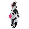 Cute Cow Inflatable Costume for Parties or Gatherings – Fun Boba Cow Walking Outfit with Makeup Props