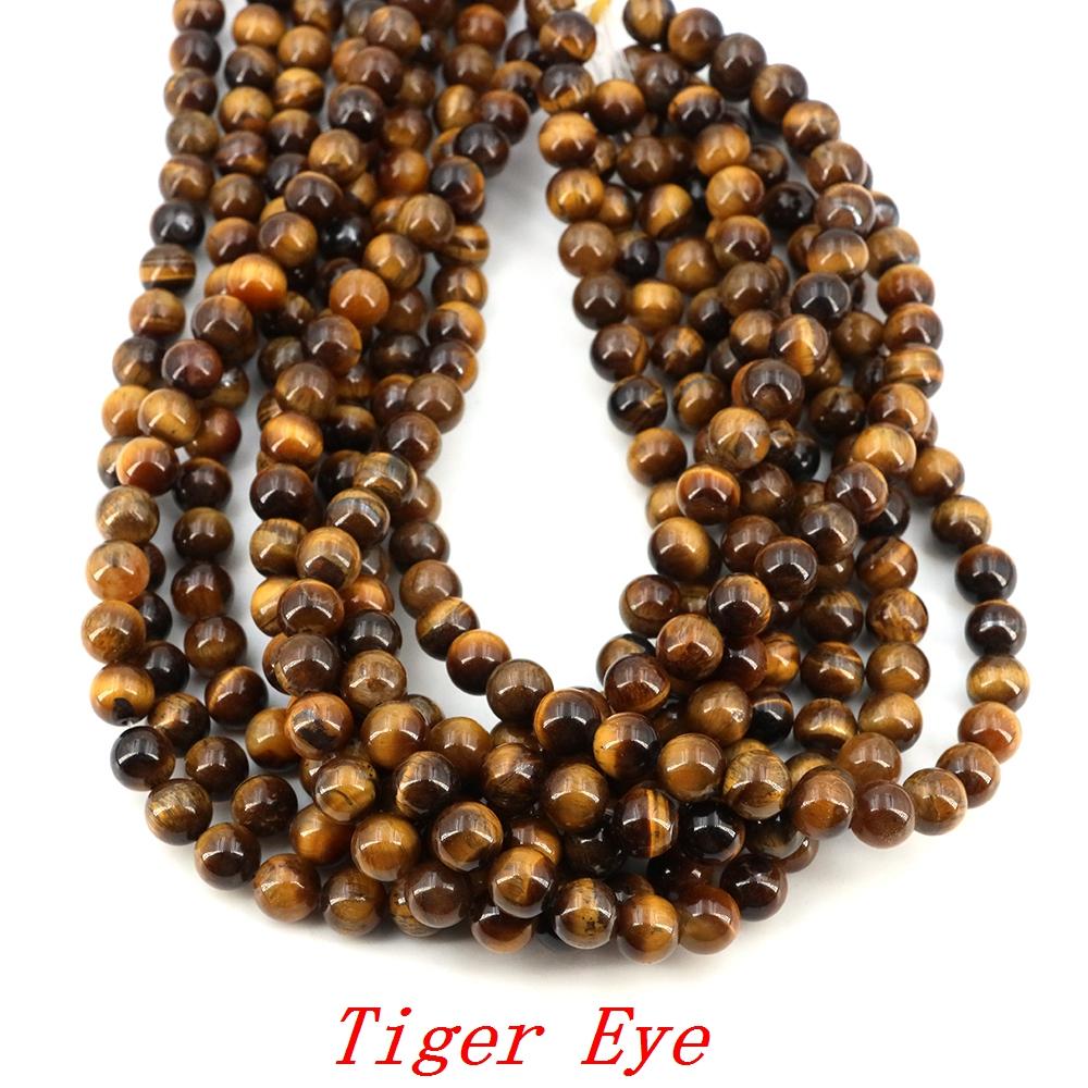 4/6/8/10/Mm Natural Stone Yellow Tower Crystal Round Loose Citrine Bead Crystal Stone Jewelry Making Diy Bracelet Necklace Gift