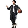 Li Ning Comfortable Casual Simple Loose Stand Collar Zipper Jacket Men Jacket Black AFDV127-3