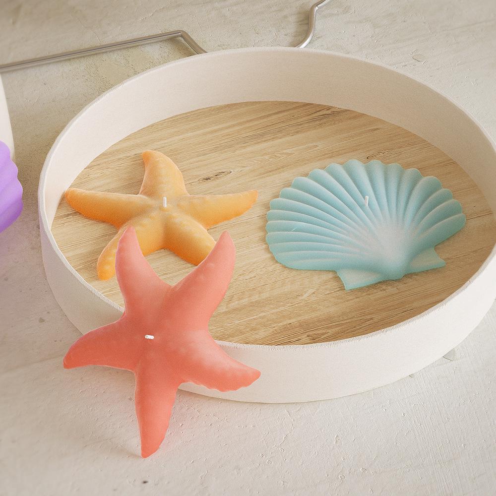 Starfish Shell Keychain & Ornament Silicone Mold for DIY Epoxy, Diffuser, Candle.