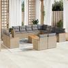 VidaXL Garden Lounge Set with Cushions 14 Pcs, Patio Sofas, Patio Furniture Set, Outdoor Furniture, 3226535
