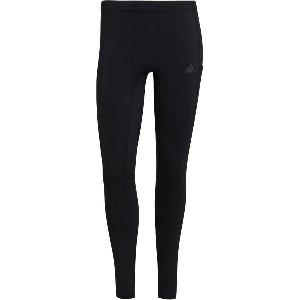 Adidas 7/8 Solid Color Leggings with Logo Women Bottoms Black HB9243