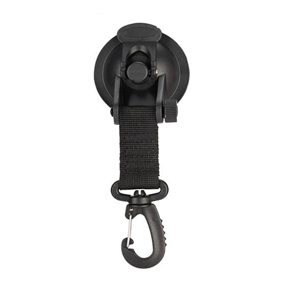 1/4Pcs Heavy Duty Suction Cup with Hook & Nylon Webbing, Securing Hook Tie Down for Glass Window, Outdoor Car Awning Camping Trap Accessories