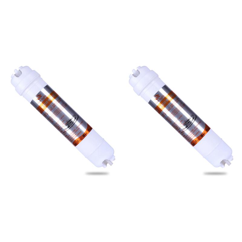 DONQ-2Pcs 8Inch 1/4Inch Water Purifier Filter Quick Connect Filter Elements UF Ultrafiltration Membrane Integrated