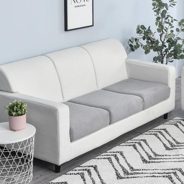 Airldianer Jacquard Stretch Sofa Seat Cushion Cover Anti -Dirty Removable And Washable Sofa Protective Cover Easy Installation