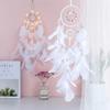 Attrape-rêves en perles fait à la main, carillons éoliens, pendentif en plumes de style indien, décoration créative à suspendre pour voiture