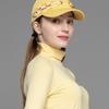DOYOUKNOWMC ALL SEASON Scarf Ribbon Decoration Soft Type Light Yellow Ball Cap
