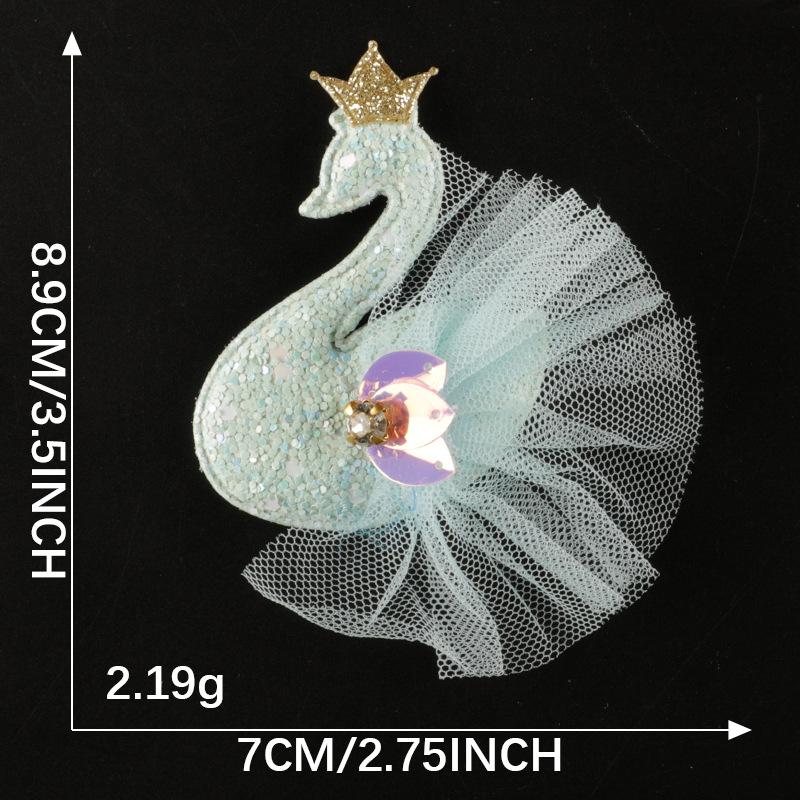 Cute Cartoon Mesh Bow Lace Embroidery Sticker Diy Hand Account Accessories Accessories Brooch Hairpin Hair Accessories Cloth Sticker