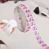 1 Yard Rhinestone Ribbon Hot Melt Self Adhesive Self Adhesive Tape DIY Craft AB Color Hot Fix Rhinestone Handmade Repair
